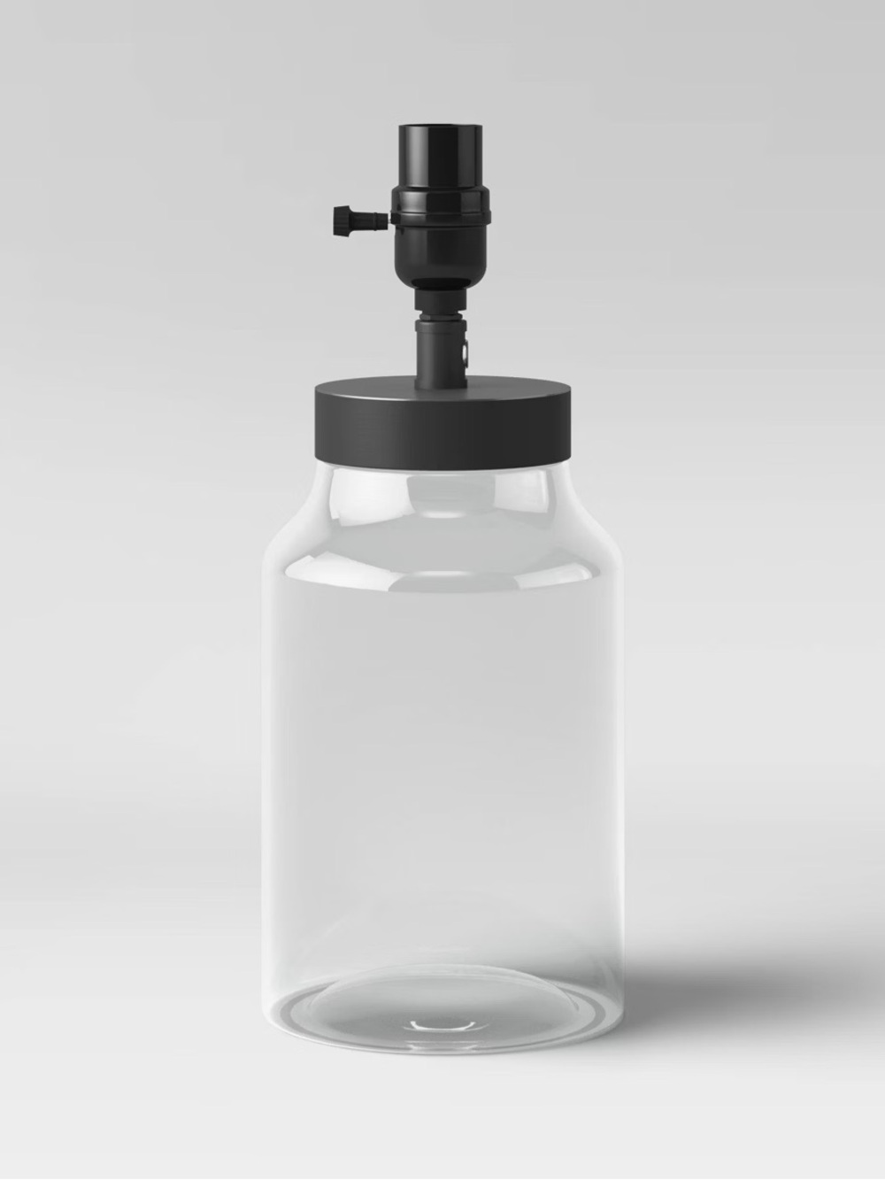 Casual Fillable Small Lamp Base Clear - Threshold: Glass Accent,